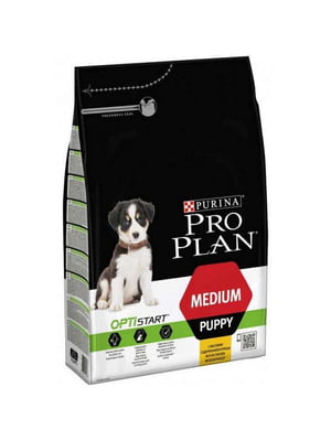 Purina Pro Plan Puppy Medium Chiken (Пуріна Про План Паппі Медіум Курка) корм для цуценят середніх порід 3 кг. | 6613756