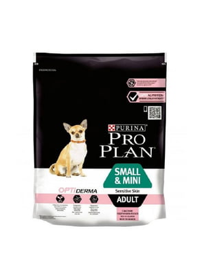 Purina Pro Plan Adult Small Mini Sensitive корм для собак мини для кожи 3 кг. | 6613769