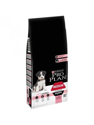 Purina Pro Plan Medium Puppy Sensitive Skin (Пурина Про План Паппи Медиум Лосось) корм для щенков с аллергией | 6613775