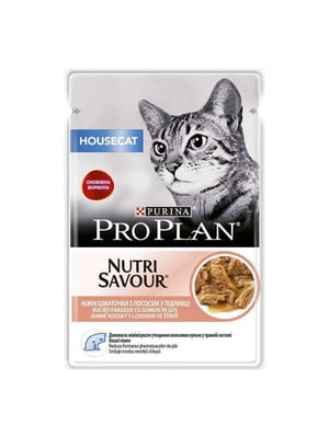Purina Pro Plan Housecat Nutrisavour вологий корм для котів домашніх 12шт х 85г | 6613802