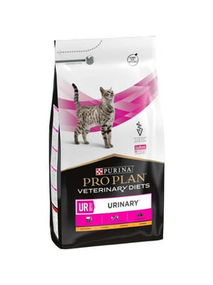 Purina Pro Plan Veterinary Diets UR Urinary корм для котов при мочекаменной 1.5 кг. | 6613824
