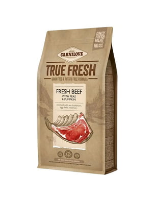 Carnilove True Fresh BEEF for Adult dogs сухой корм для взрослых собак всех пород 4 кг. | 6613865