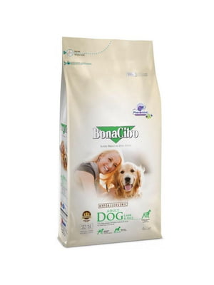 BonaCibo Adult Dog Lamb Rice сухой корм для собак всех пород | 6613881