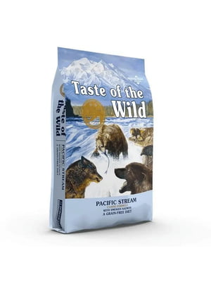 Taste of the Wild Pacific Stream Canine Formula сухой беззерновой корм с лососем для собак 2 кг. | 6613887