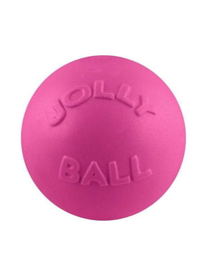 Jolly Pets BOUNCE-N-PLAY іграшка м'яч для собак Середній - 14 см., Рожевий | 6613933
