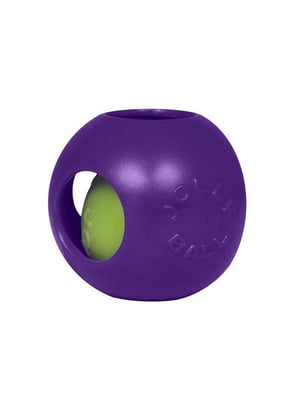 Jolly Pets Teaser Ball іграшка м'яч подвійний для собак Великий - 30 см, Фіолетовий | 6613950