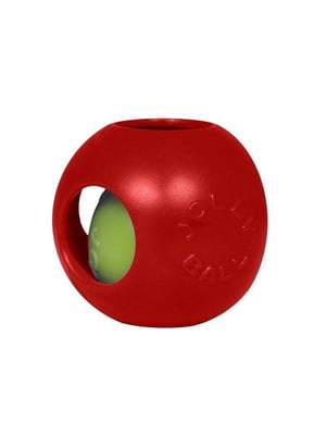 Jolly Pets Teaser Ball игрушка мяч двойной для собак Большой - 30 см, Красный | 6613951