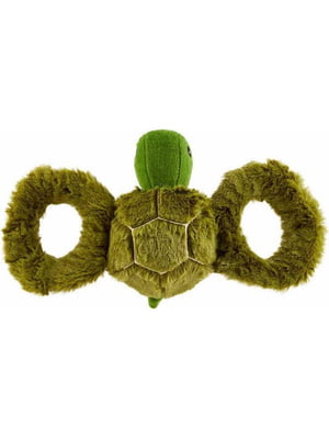 Jolly Pets TUG-A-MAL Turtle Dog мягкая игрушка для собак для перетягивания Черепаха с пищалкой | 6613959