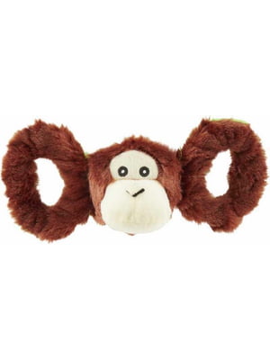 Jolly Pets TUG-A-MAL Monkey Dog мягкая игрушка для собак для перетягивания Обезьяна с пищалкой | 6613960