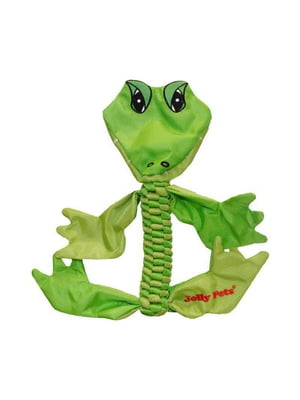 Jolly Pets FLATHEADS Хрумка іграшка для собак Крокодил з пищалкою | 6613962