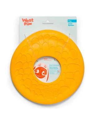 West Paw Dash Dog Frisbee іграшка для собак фрісбі Жовтий | 6613976