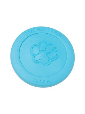 West Paw Zisc Flying Disc іграшка для собак фрісбі Маленький - 17 см., Блакитний | 6614040