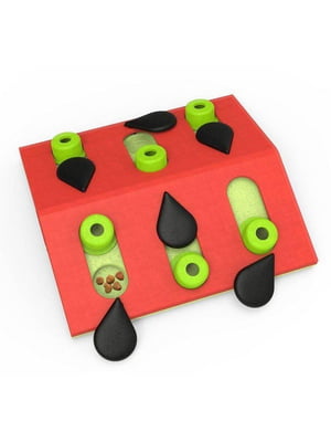 Інтерактивна іграшка Кавун головоломка для ласощів для котів Nina Ottosson Puzzle Play Melon | 6614093
