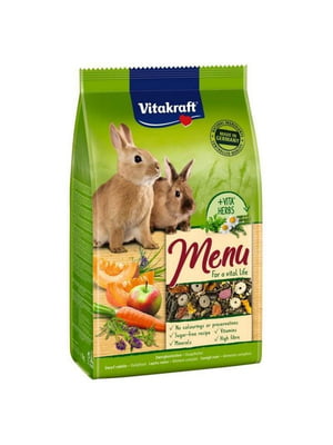 Премиальный корм для кроликов Vitakraft Premium Menu Vital 5 кг. | 6614389