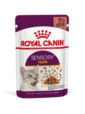 Royal Canin Sensory Taste Gravy вологий корм для перебірливих кішок 85 г х 12 шт | 6614405