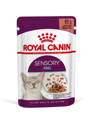 Royal Canin Sensory Feel Gravy влажный корм для переборчивых кошек 85 г х 12 шт | 6614406