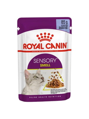 Royal Canin Sensory Smell Jelly влажный корм для требовательных кошек 85 г х 12 шт | 6614407