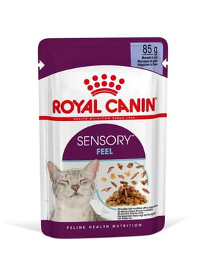 Royal Canin Sensory Feel Jelly влажный корм для переборчивых котов 85 г х 12 шт | 6614409