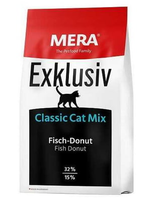 MERA Exklusiv Classic Cat Fish-Mix сухой корм для взрослых котов с рыбой 10 кг. | 6614420