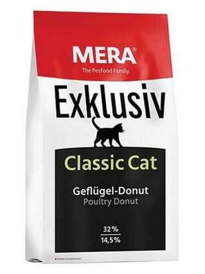 MERA Exklusiv Classic Cat Geflugel сухой корм для взрослых котов с птицей 10 кг. | 6614422