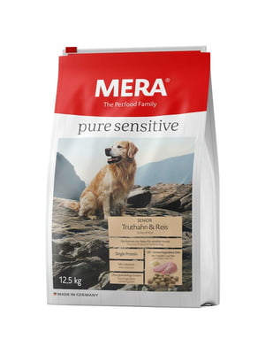 Mera Pure Sensitive Senior Truthan & Reis сухой корм для пожилых собак всех пород | 6614445