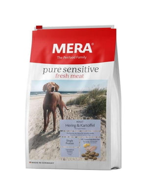 MERA Pure Sensitive fresh meat Hering Kartoffel беззерновий корм для собак | 6614446