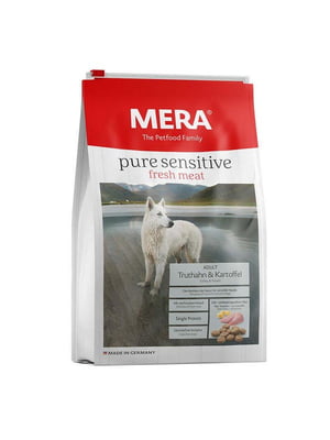 MERA Pure Sensitive fresh meat Truthan Kartoffel беззерновий корм для собак | 6614448