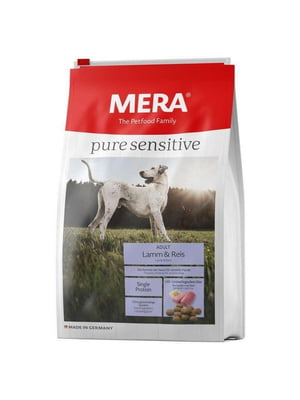 MERA Pure Sensitive Adult Lamm Reis сухий корм для собак з алергією | 6614450
