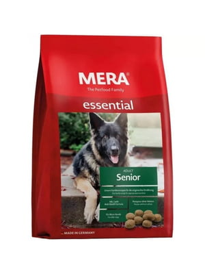 MERA Essential Senior сухой корм для пожилых собак всех пород с птицей | 6614463