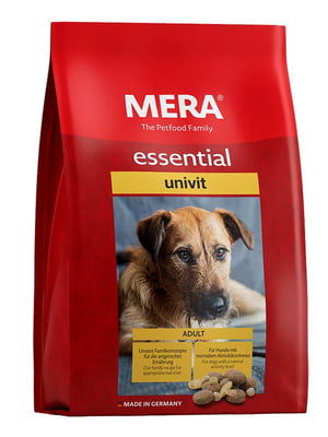 MERA Essential Univit сухий корм для собак з нормальною активністю мікс крокет | 6614466
