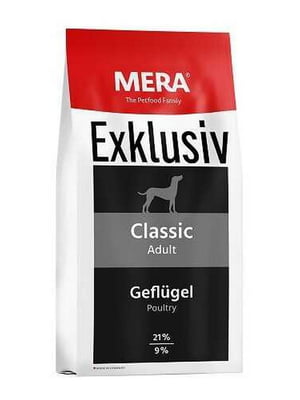MERA Exklusiv Classic сухой корм для собак с птицей классический рецепт | 6614470