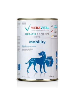 Mera Vital MVH Mobility 12 шт по 400 г корм для собак для опорно-двигательного аппарата | 6614517