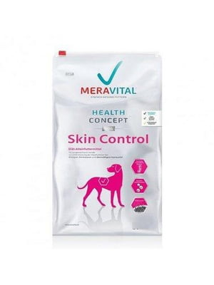MERA Vital MVH Skin Control корм для собак при дерматозах и выпадении шерсти | 6614526