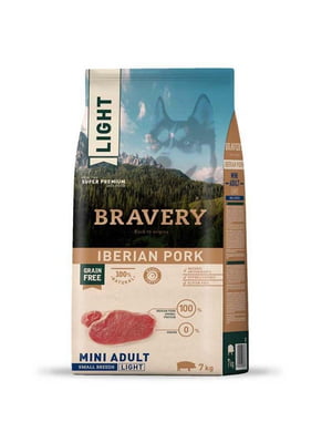 Bravery Iberian Pork Mini Adult беззерновой корм для собак маленьких пород | 6614555