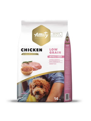 Amity Super Premium Chicken Adult сухий корм для дорослих собак усіх порід | 6614570