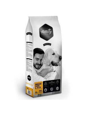 Amity Premium Iberian Pork Rice Adult диетический корм для собак всех пород | 6614584