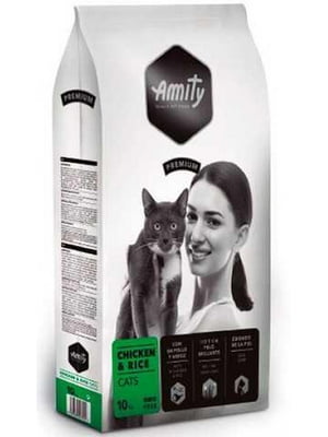 Amity Premium Chicken Rice сухой корм для взрослых котов | 6614588
