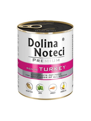 Dolina Noteci Premium консерви вологий корм для собак з індичкою 500 г х 10 шт | 6614602