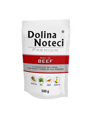 Dolina Noteci Premium консерви вологий корм для собак з яловичиною 500 г х 10 шт | 6614608