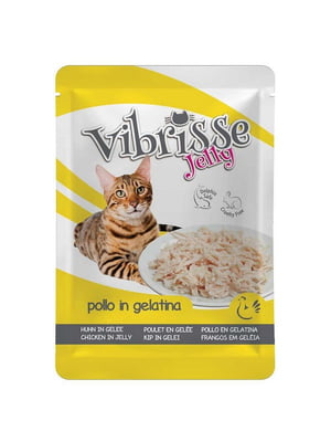 Croci Vibrisse вологий корм для котів з курячим філе в желе 70 г х 18 шт | 6614637