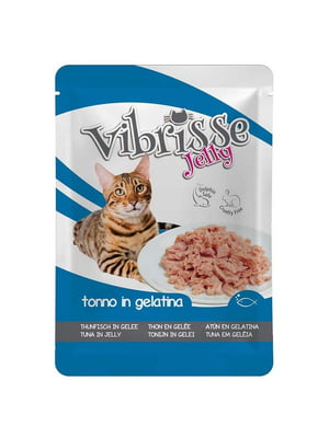 Croci Vibrisse вологий корм для котів з тунцем у желе 70 г х 18 шт | 6614638