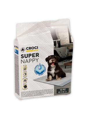 Пелюшки для собак та тварин 60х60 см. 50 шт. Croci Super Nappy | 6614708