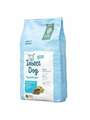 Green Petfood InsectDog Hypoallergen Dog Adult корм для собак с протеином насекомых | 6614739