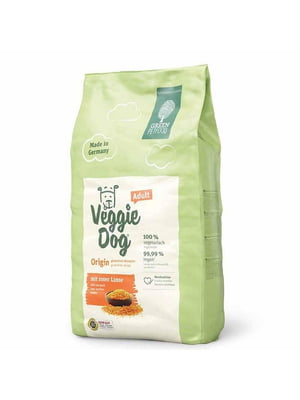 Green Petfood VeggieDog Origin Adult вегітаріанський корм для собак із сочевицею | 6614742