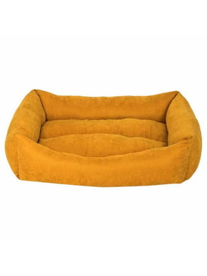 Мягкий диван лежак для котов и собак Milord COOKIE (Милорд) М - 62 х 44 х 22 см., Оранжевый | 6614796