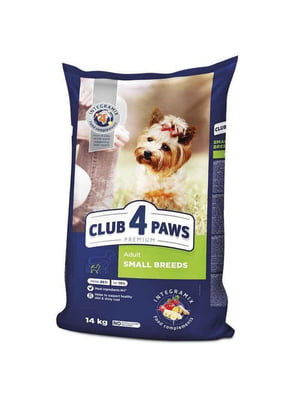 Club 4 Paws Premium Adult Small Breed Chicken сухой корм с курицей для собак малых пород | 6615000