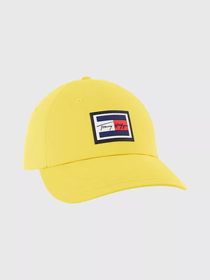 Бейсболка жовта з лого | 6615748