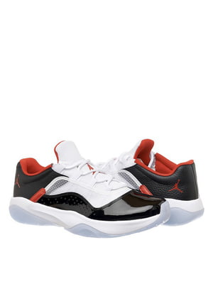 Кросівки біло-чорні Air Jordan 11 CMFT Low | 6053487