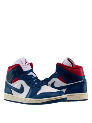 Кроссовки Jordan 1 Mid синие | 6616883