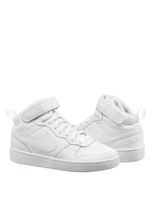 Кросівки Nike Court Borough Mid 2 (Gs) білі | 6616884